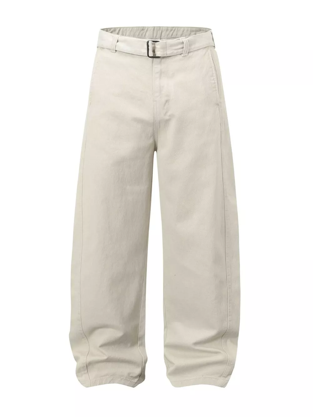 Men's Belted Wide-Leg Cargo Pants