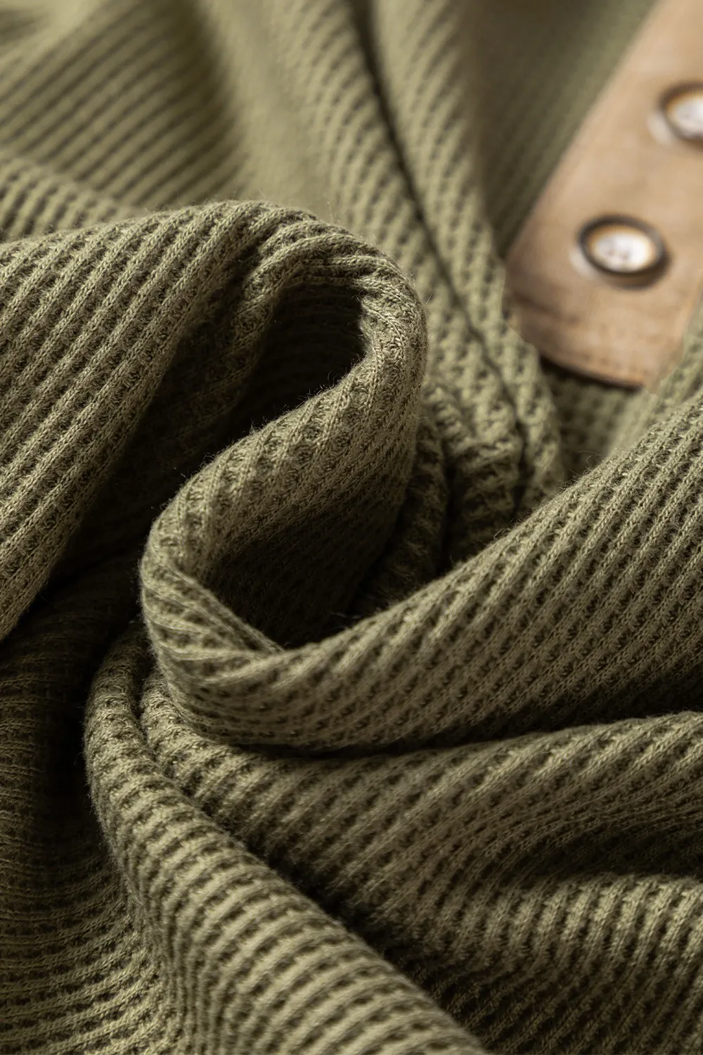 Button Front Contrast Trim Top, image 7
