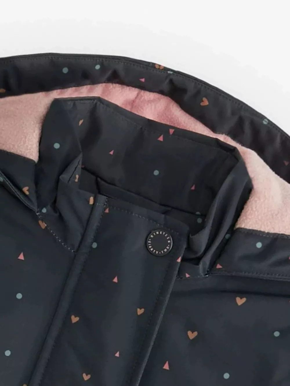 Children's Heart Print Zip Up Jacket, image 4