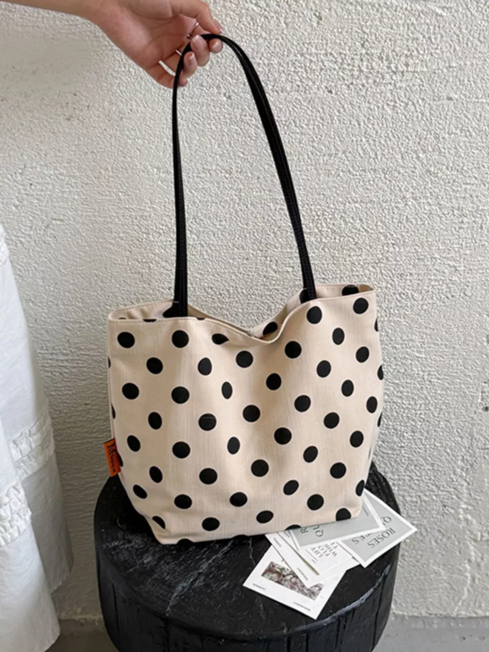 Polka Dot Shoulder Bag, image 3