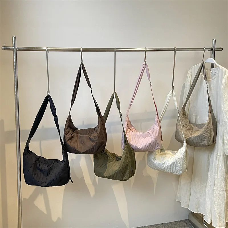 Pleated Dumpling Crossbody Bag, image 11