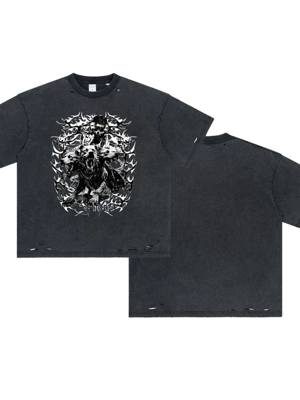 Men's Graphic Round Neck Half Sleeve T-Shirt, image 6