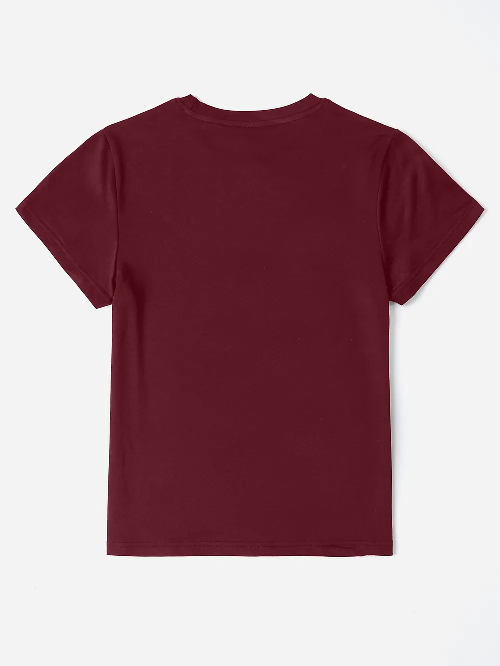 Letter Graphic Round Neck Short Sleeve T-Shirt, image 11
