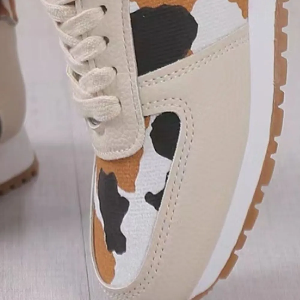 Tied Printed PU Leather Athletic, image 11