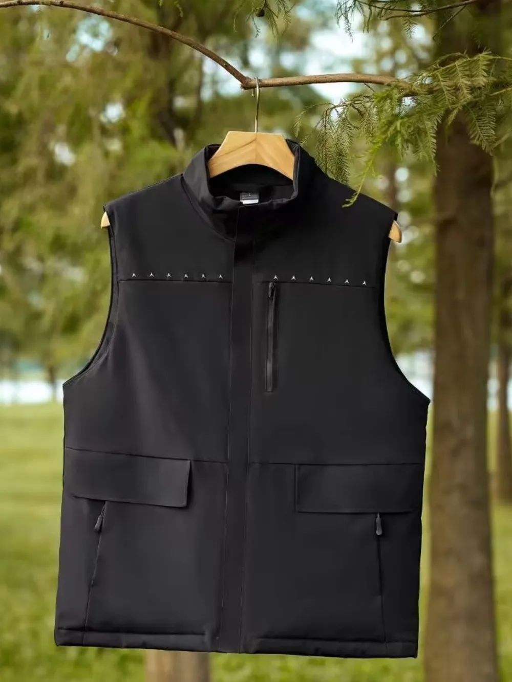 Men's Full Size Zip Up Vest Plus Size, image 3