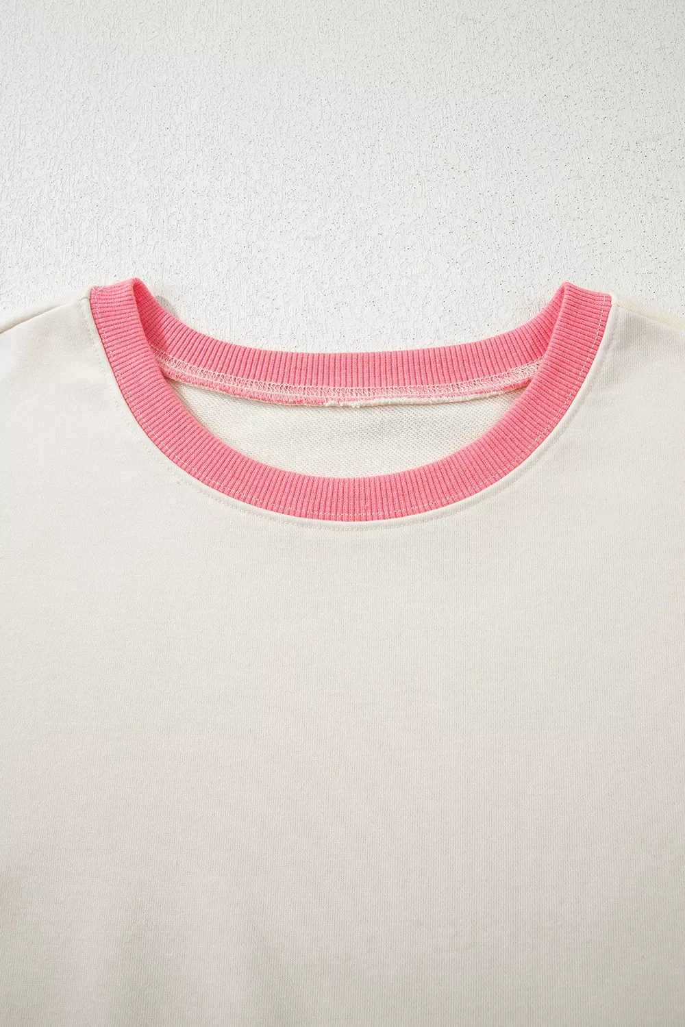 Color-Block Striped Crew Neck Sweatshirt, image 6