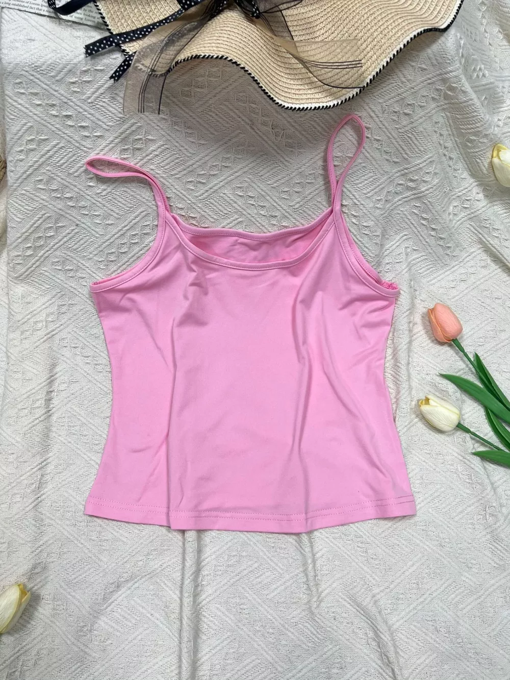 Solid Color Scoop Neck Cami, image 13