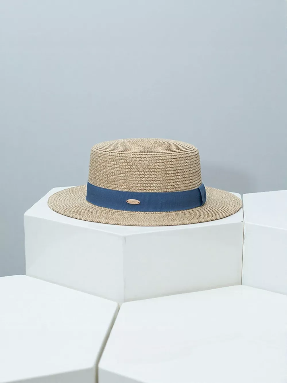 Straw Boater Hat, image 2
