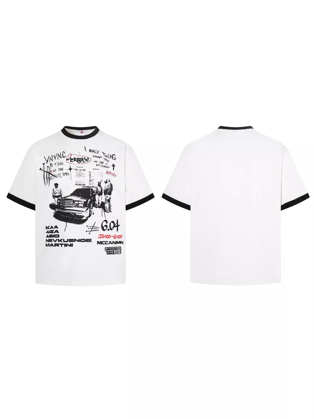 Men's Streetwear Graphic Short Sleeve T-Shirt, image 3