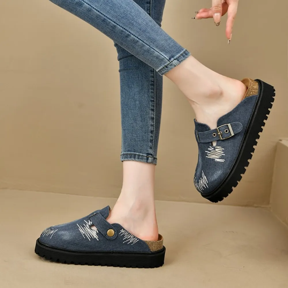 Round Toe Platform Loafers, image 4