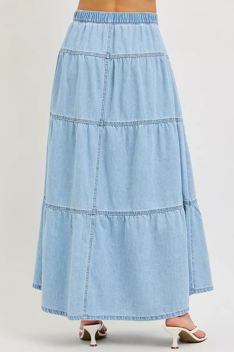 High Rise Ruffle Long Skirts, image 6