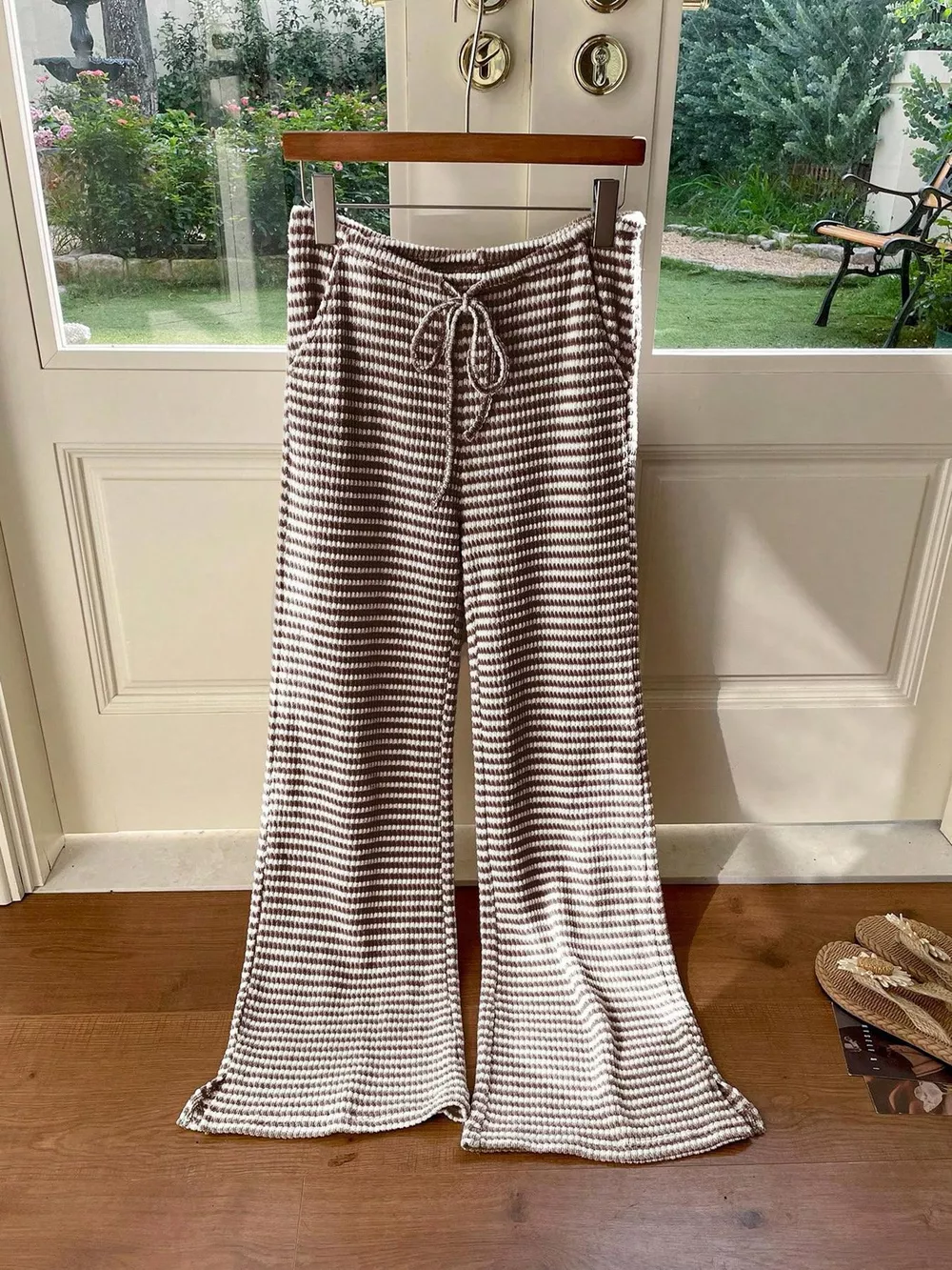 Drawstring Wide Leg Pants, image 3