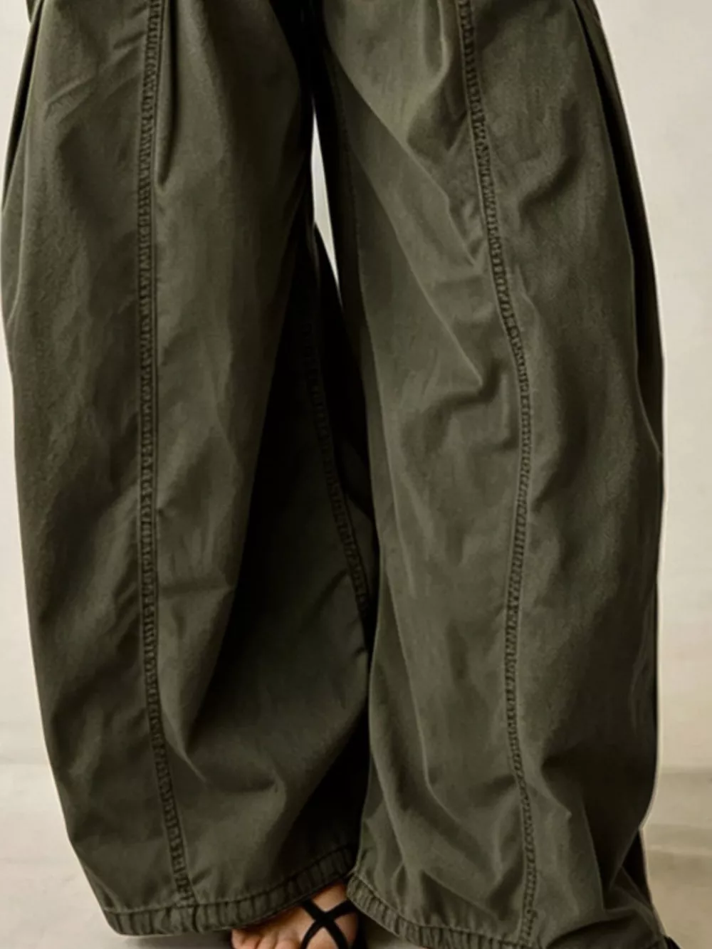 High-Waisted Cargo Wide-Leg Pants, image 27