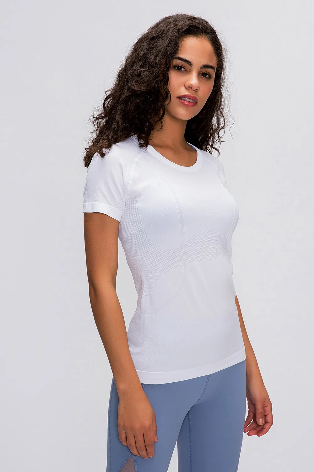 Round Neck Short Sleeve Active T-Shirt, image 19