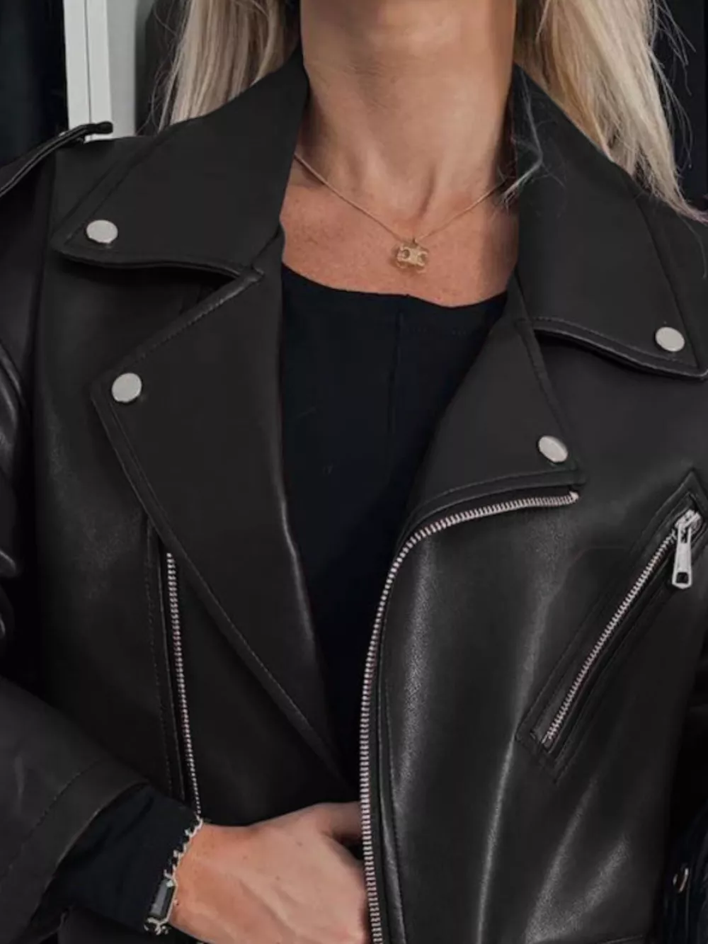 Full Size Zip Up Long Sleeve Jacket Plus Size, image 11