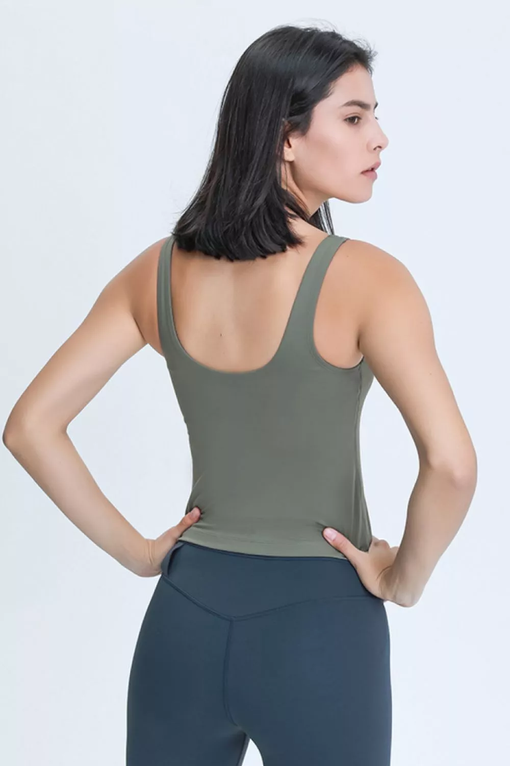 V Neck Active Tank, image 10