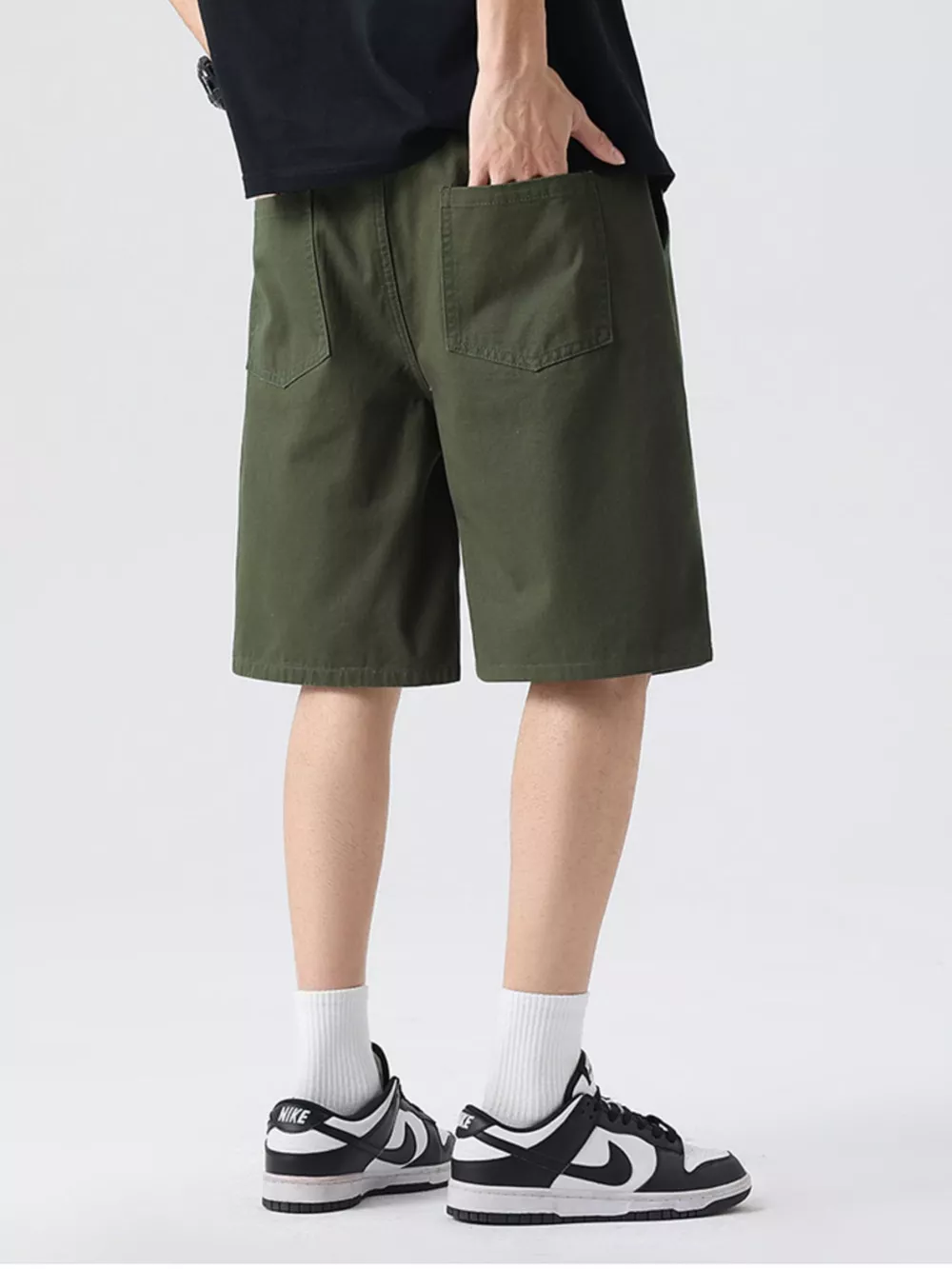 Men's Full Size Wide-Leg Shorts Plus Size, image 4