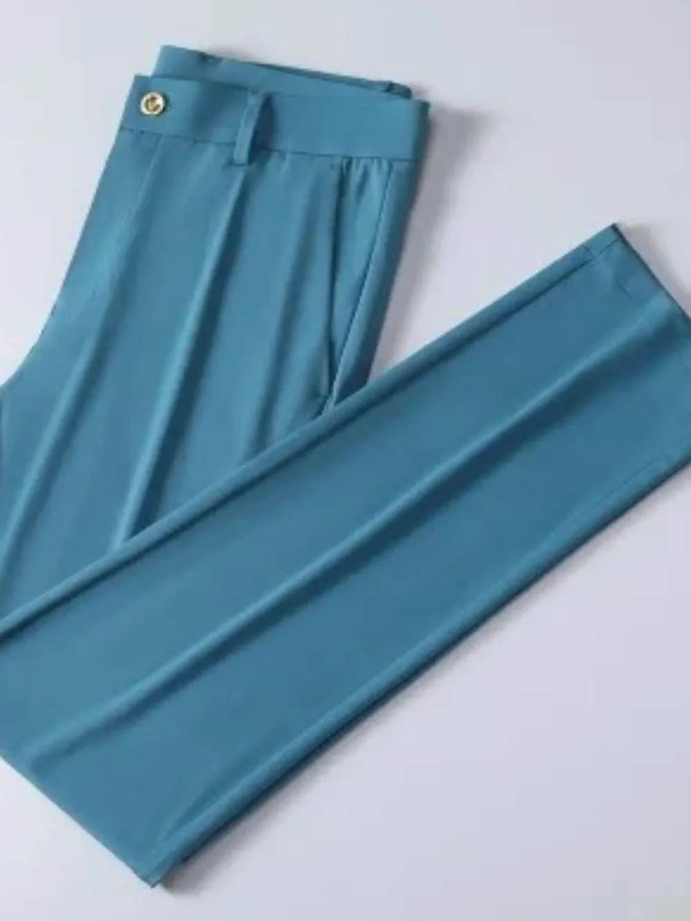 Men's Slim Fit Pants with Pockets, image 10