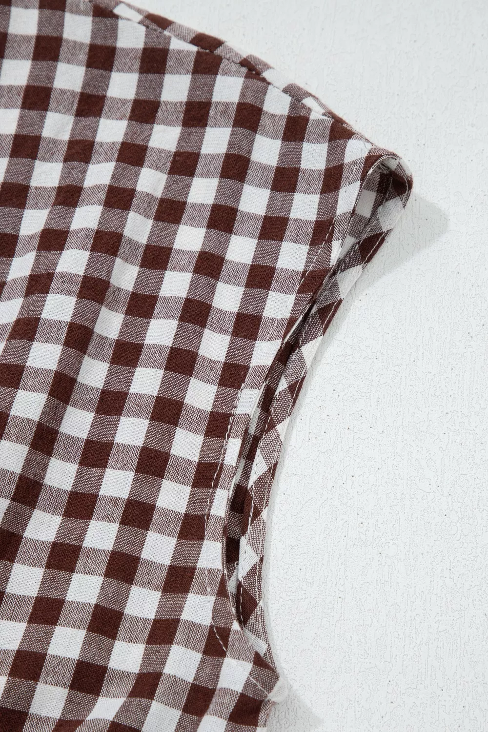 Gingham Zip-Front Midi Dress, image 13