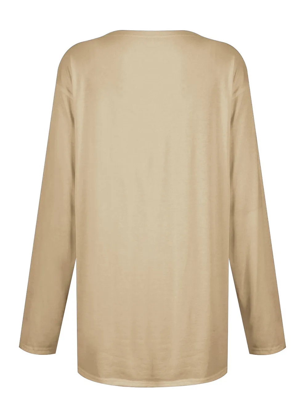 Full Size Pocketed Round Neck Long Sleeve T-Shirt, image 23
