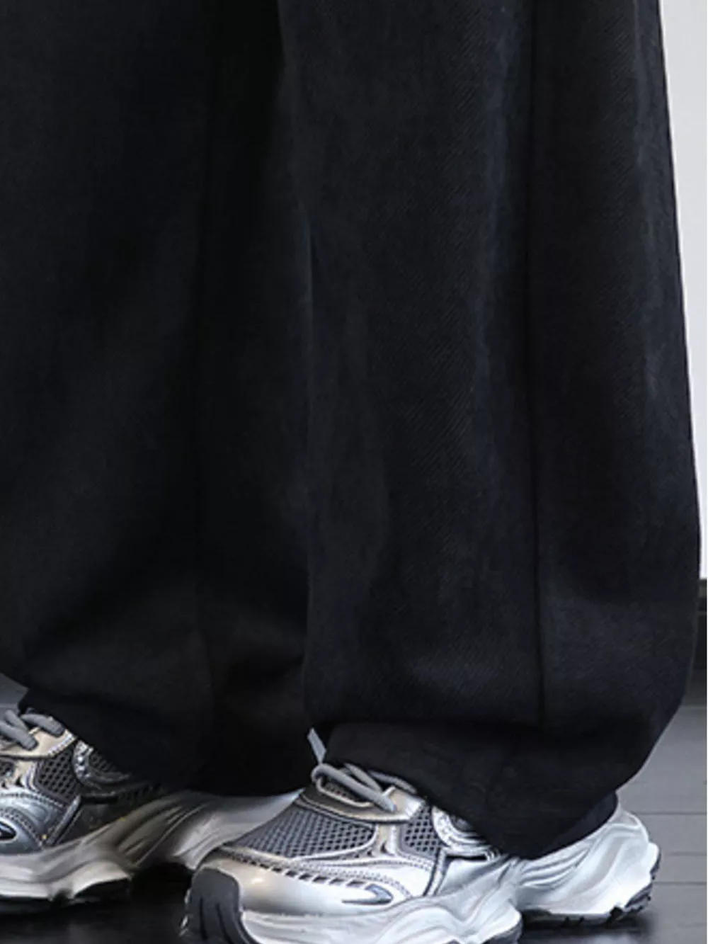 Men's Plus Size Vintage Washed Wide Leg Pants, image 5