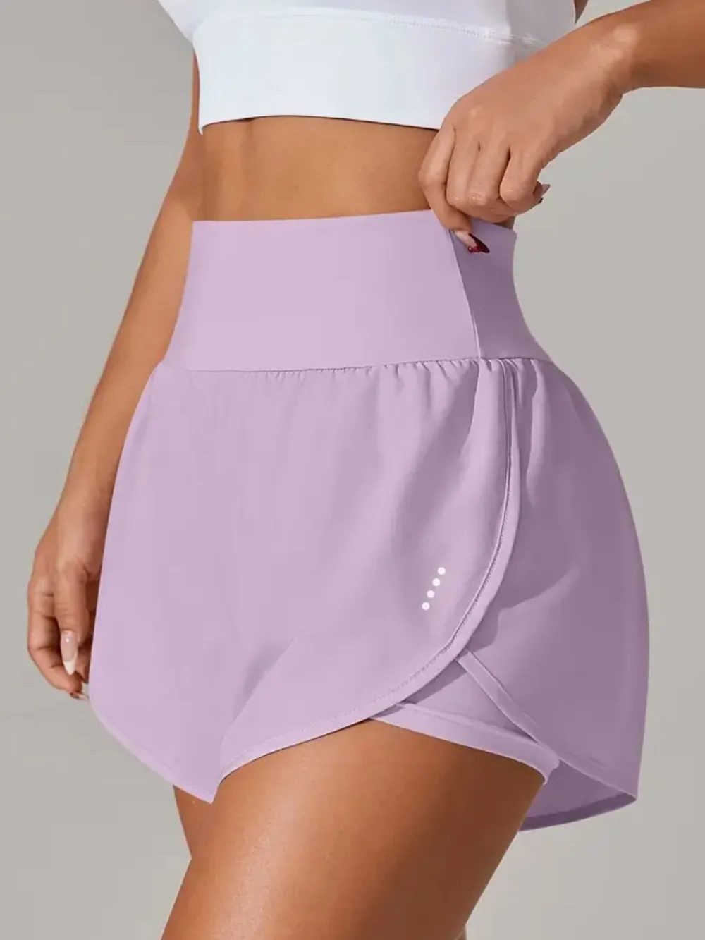 Pocketed High Waist Active Shorts, image 28