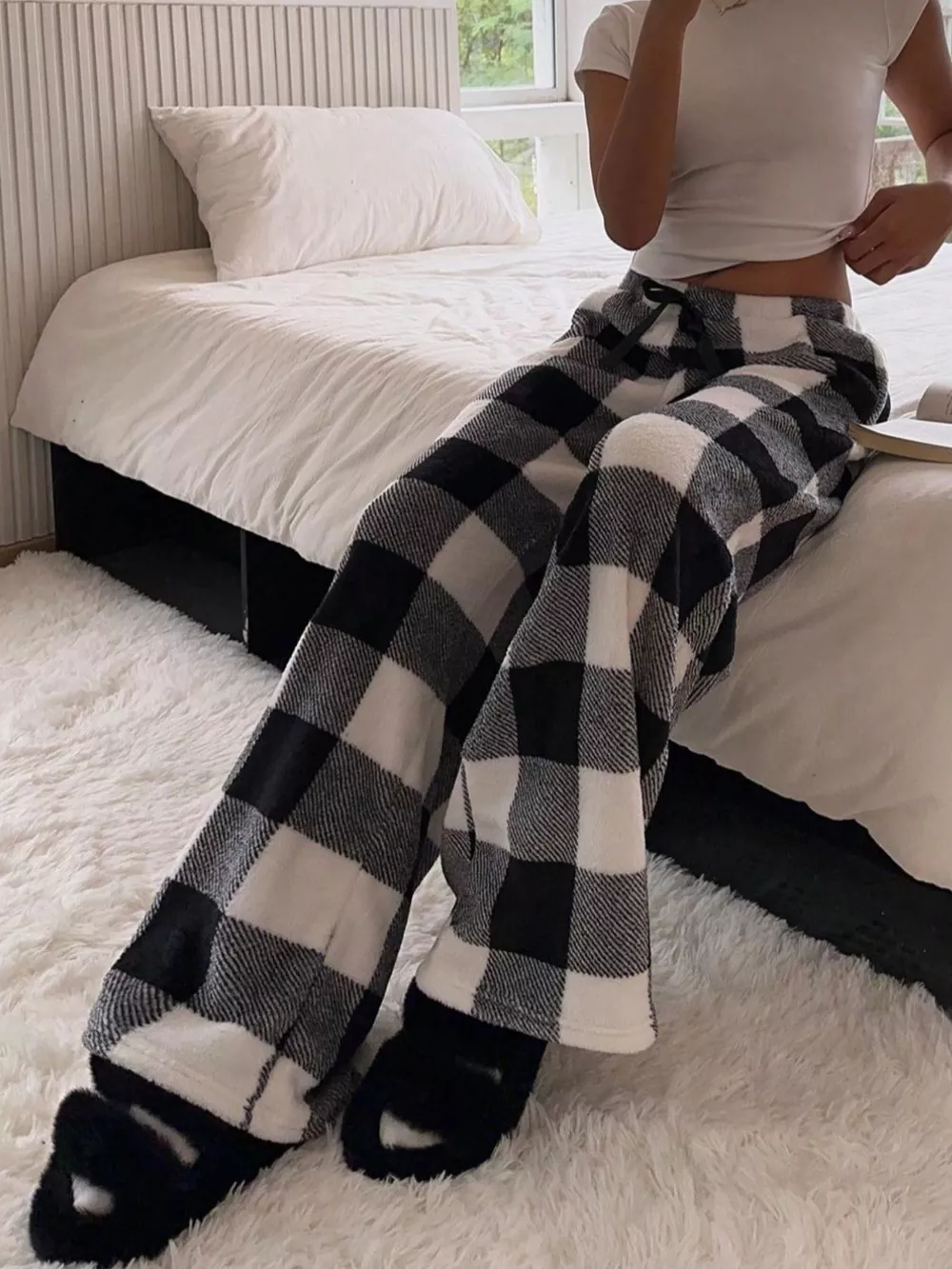 Drawstring Wide Leg Pants, image 15