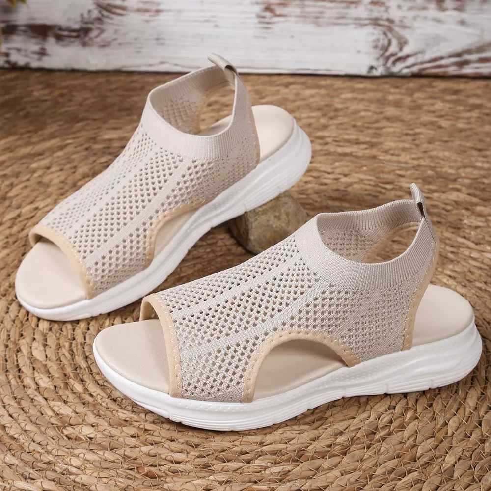 Breathable Mesh Open Toe Sandals, image 5