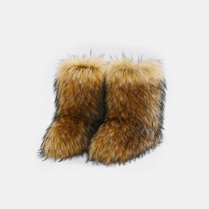 Thermal Fuzzy Platform Boots, image 9