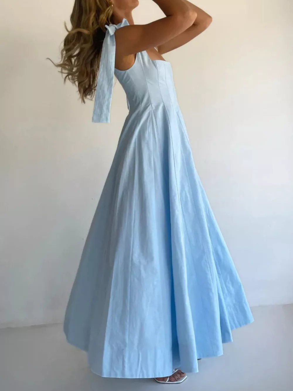 Gradient Tie Shoulder Maxi Dress, image 26