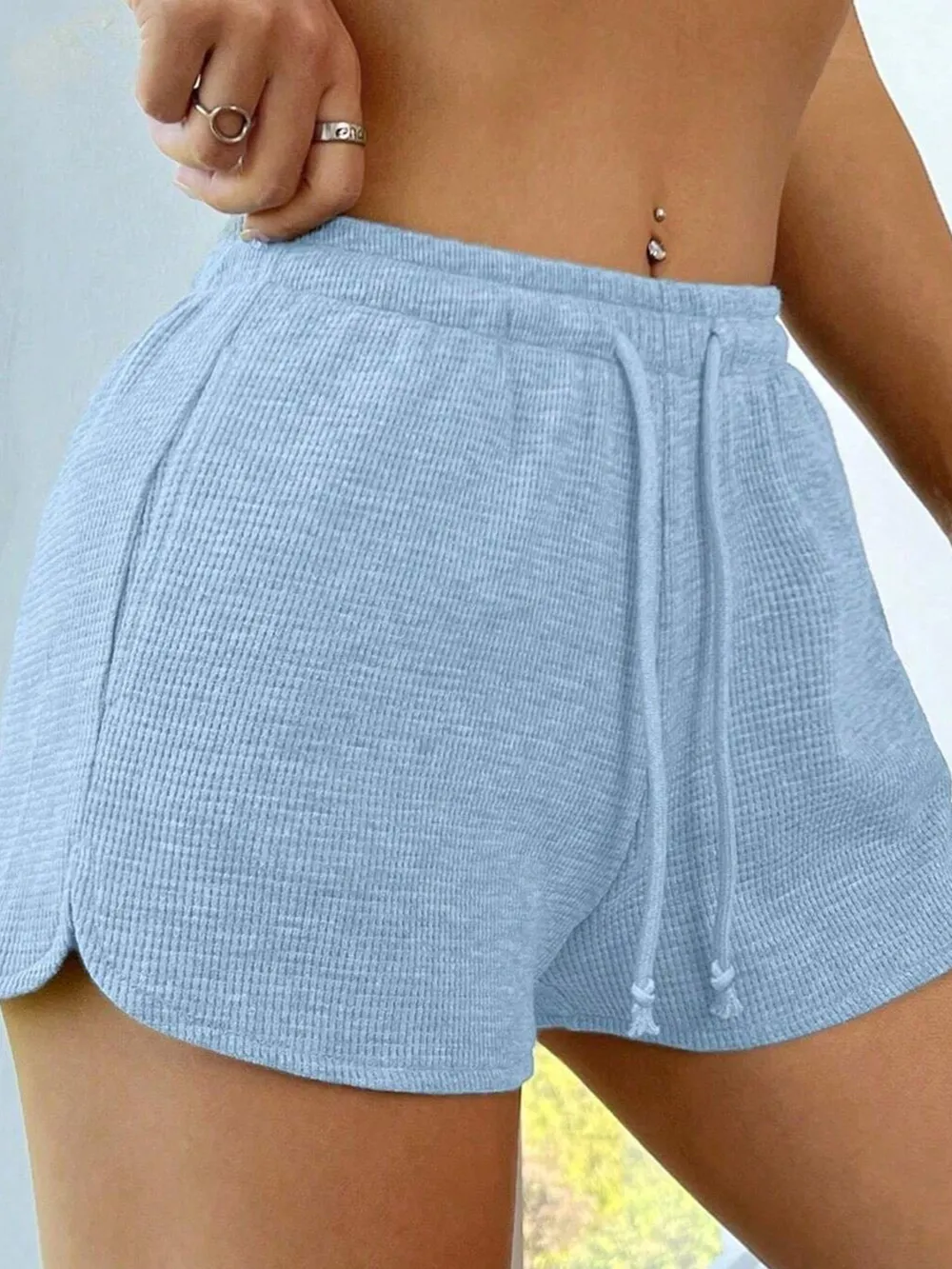 Drawstring Shorts with Pockets, image 12