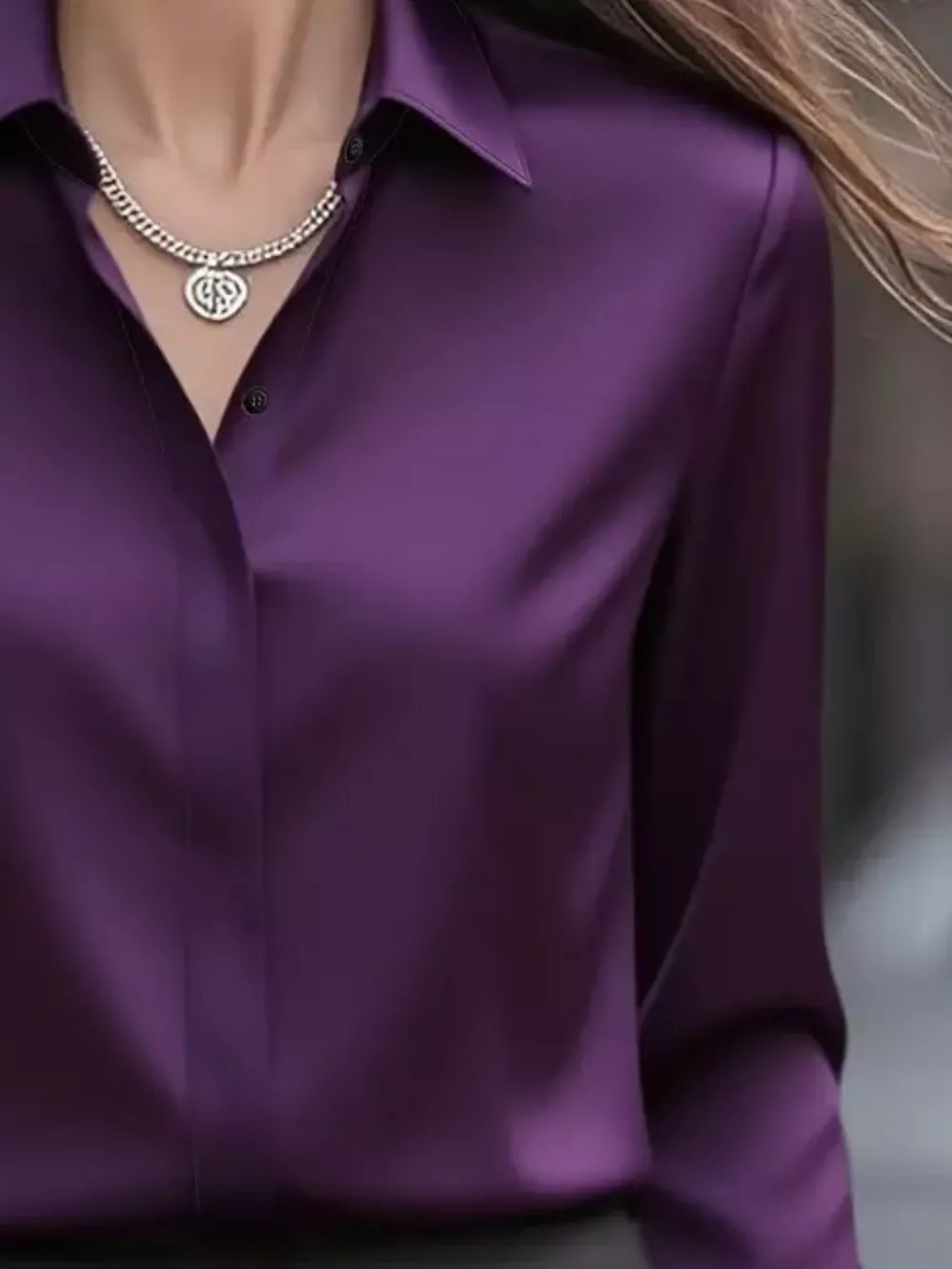 Button Down Collared Neck Long Sleeve Shirt, image 18
