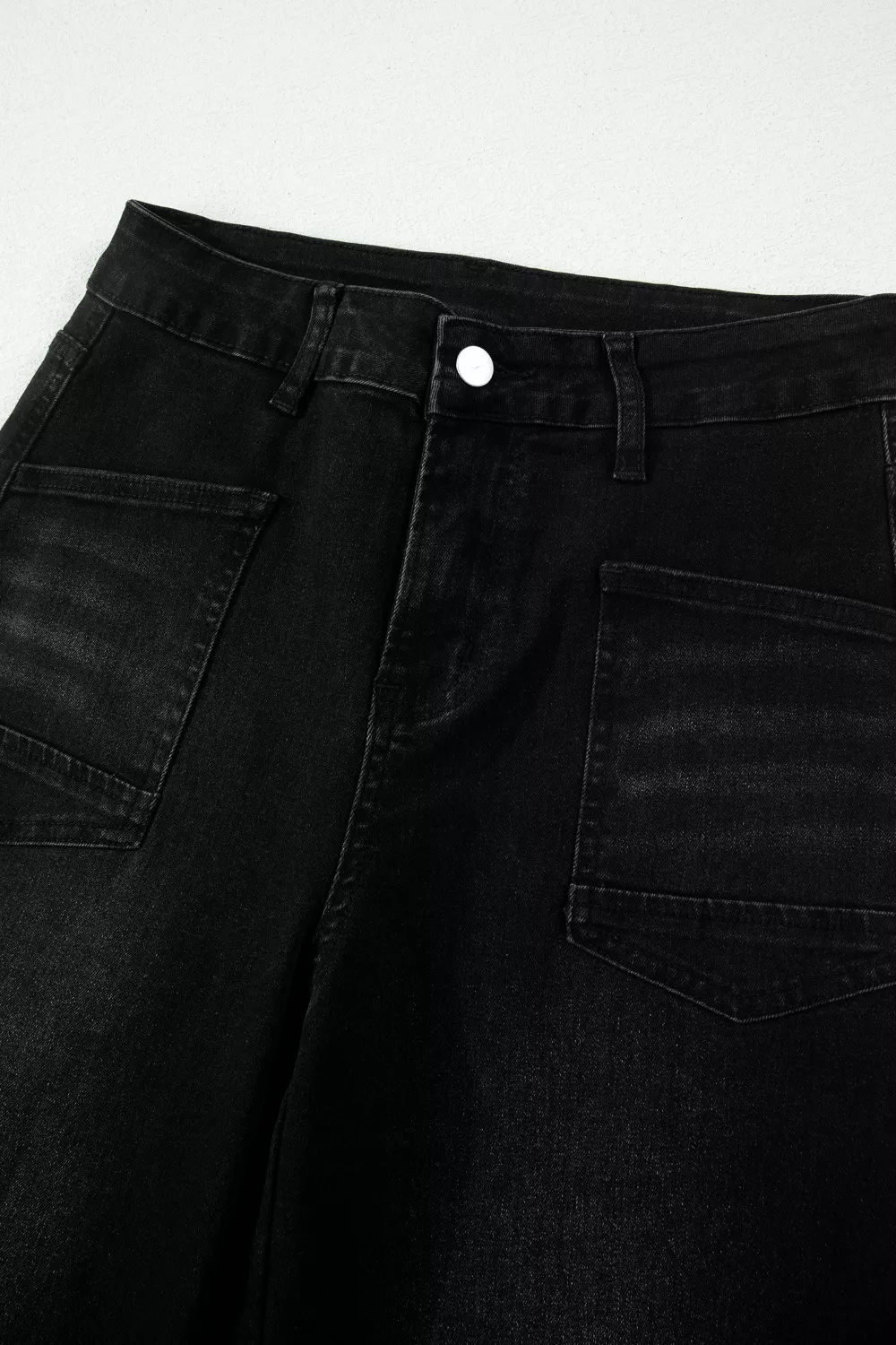 Frayed Cropped Straight Jeans, image 4