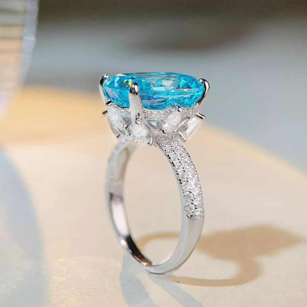 925 Sterling Silver Zircon Ring, image 3