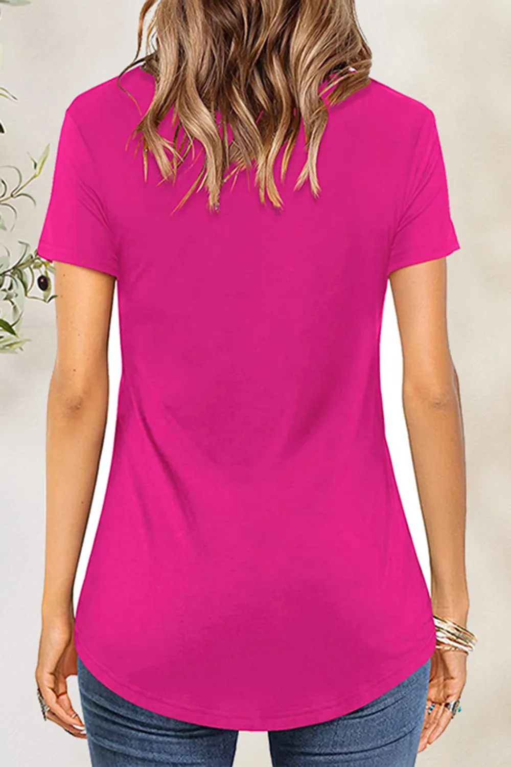 Crisscross Short Sleeve T-Shirt, image 26