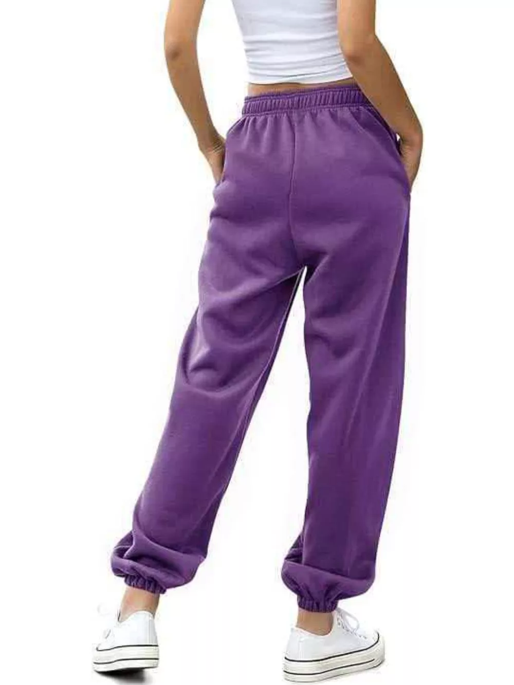 Loose Fit Drawstring Joggers, image 12