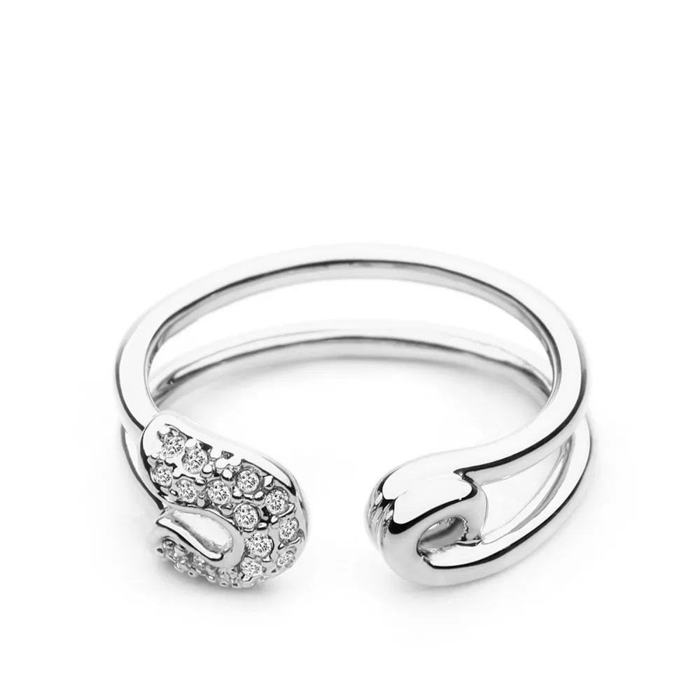 Zircon Double Band Open Ring, image 5