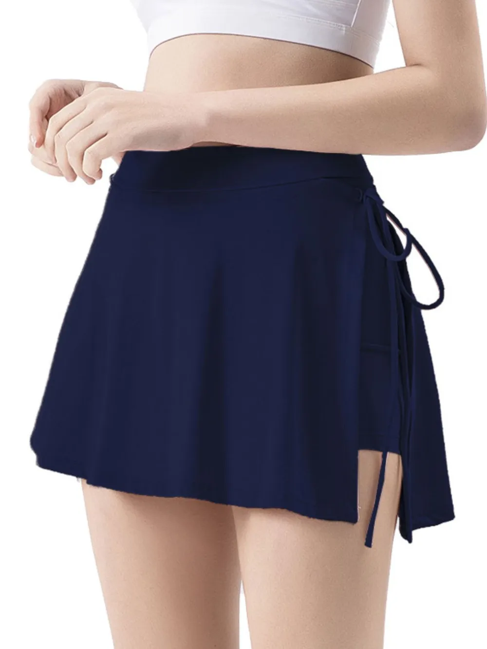 High Waist Active Skort with Pockets, image 20