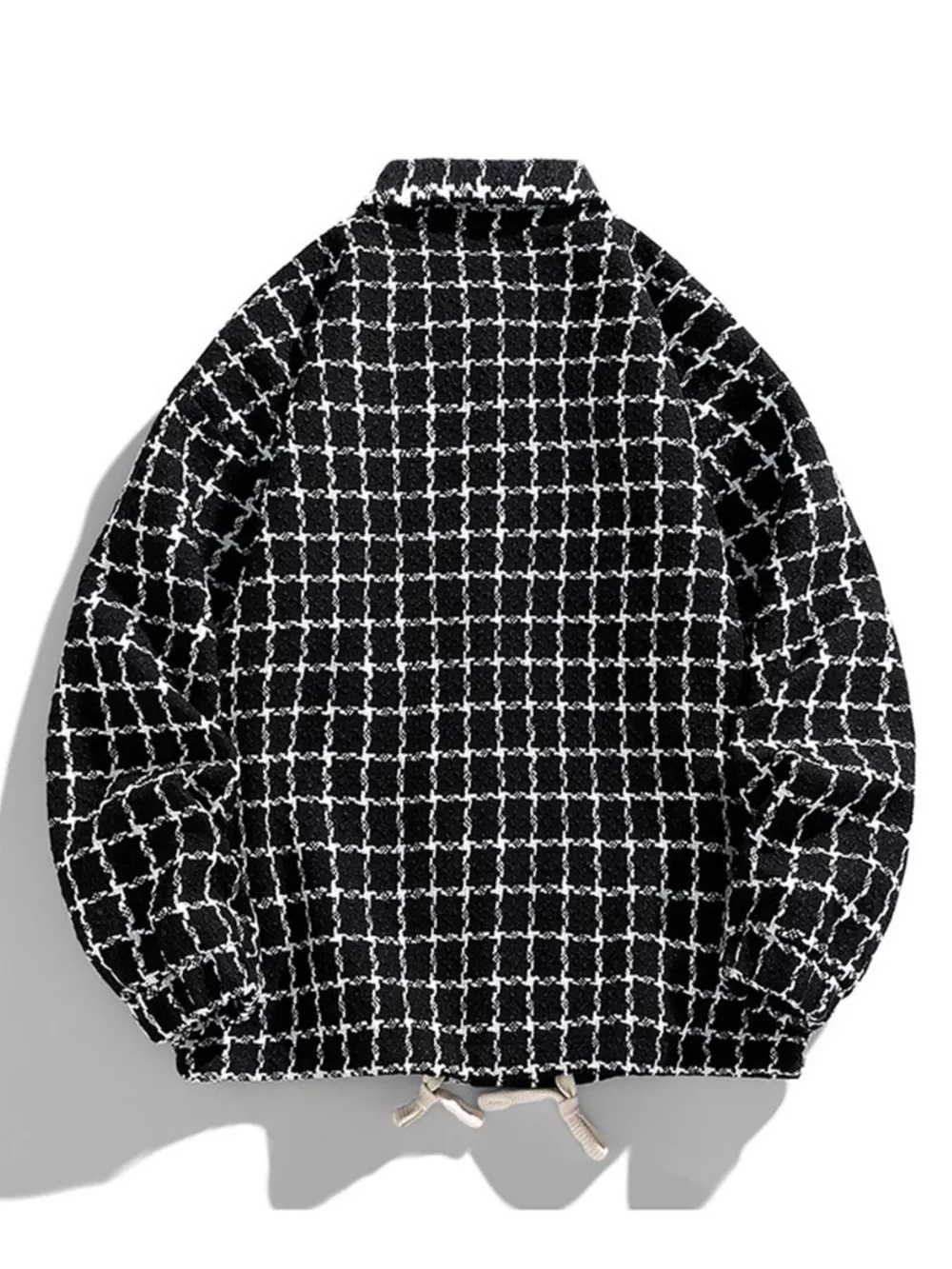 Men's Full Size Plaid Button Up Casual Jacket Plus Size, image 7