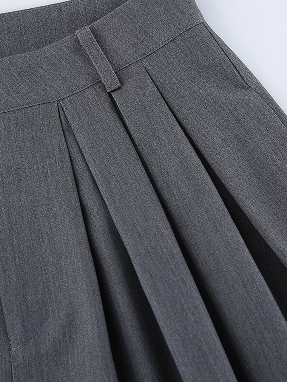 High-Waisted Wide-Leg Pleated Pants, image 17