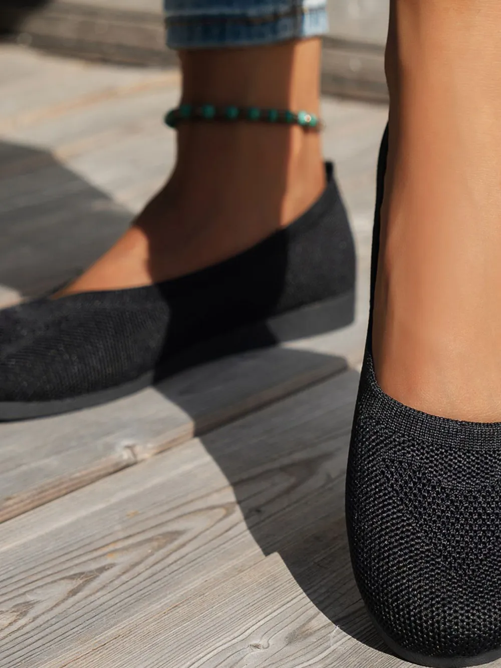 Round Toe Flat Slip-Ons, image 3