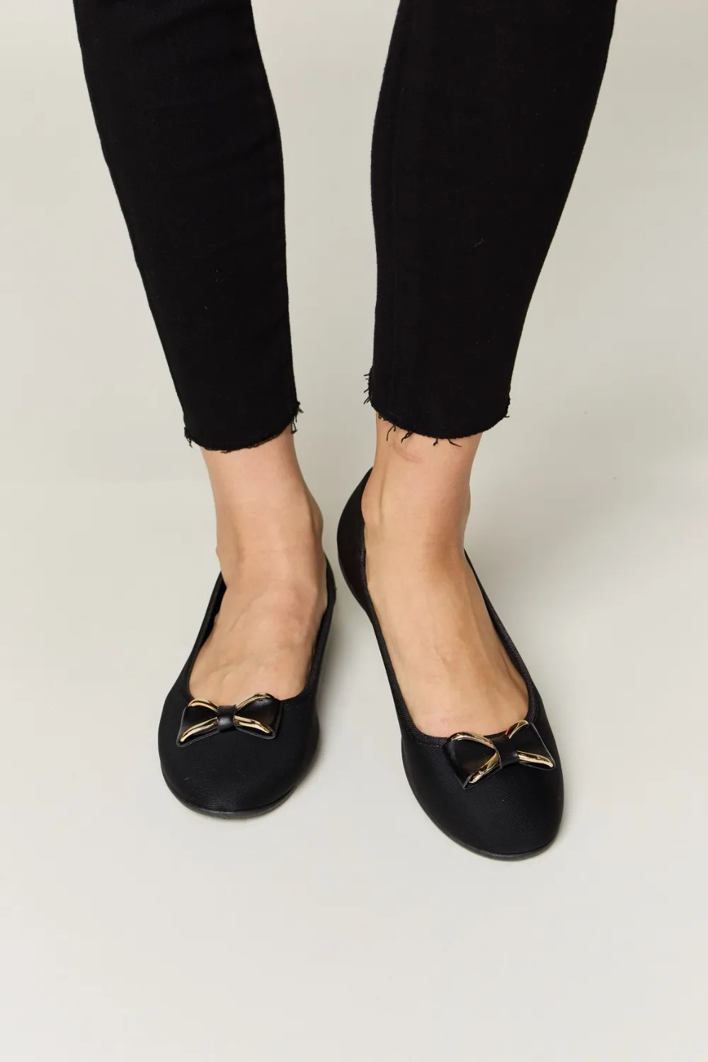 Metal Buckle Flat Loafers, image 6