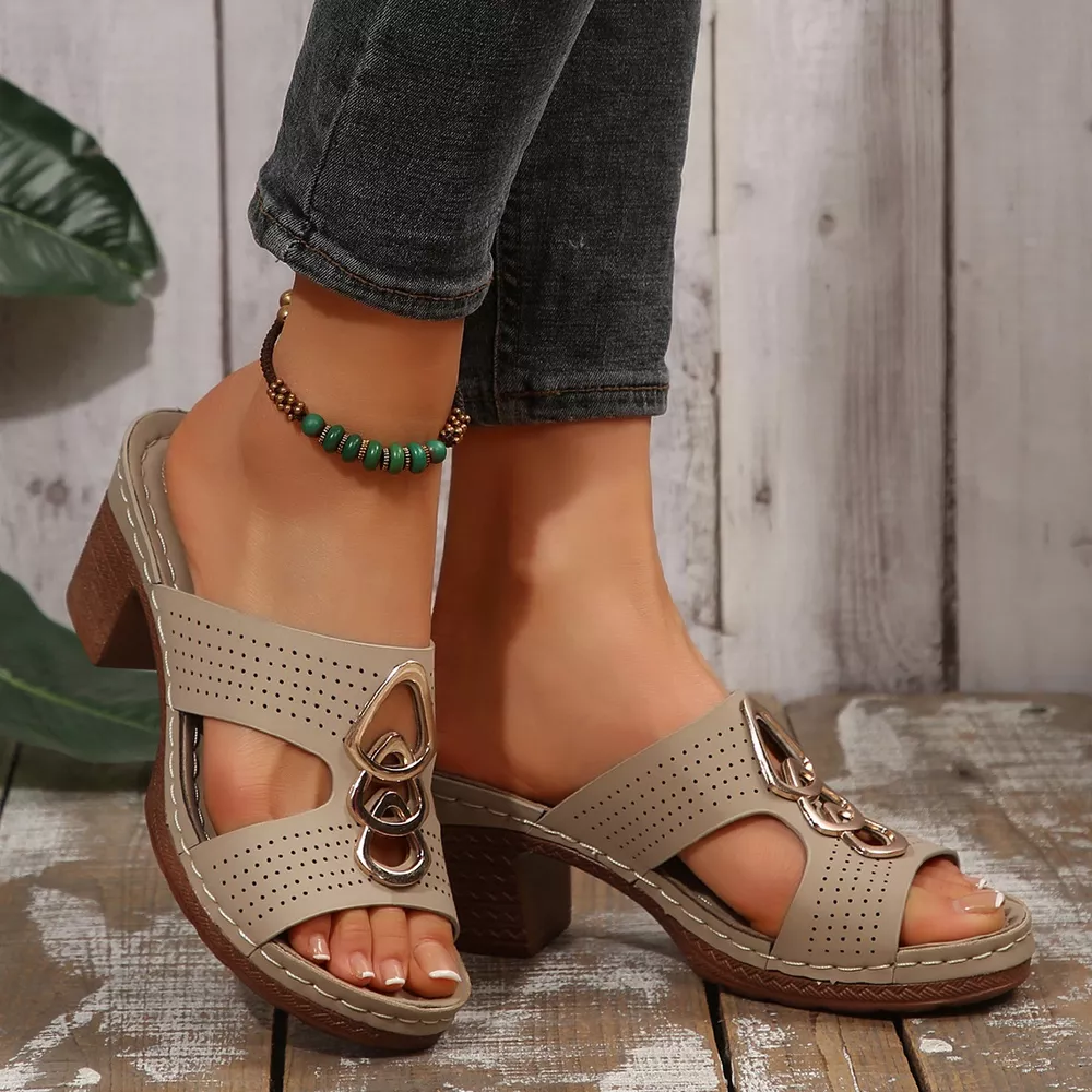 Open Toe Block Heel Sandals, image 18