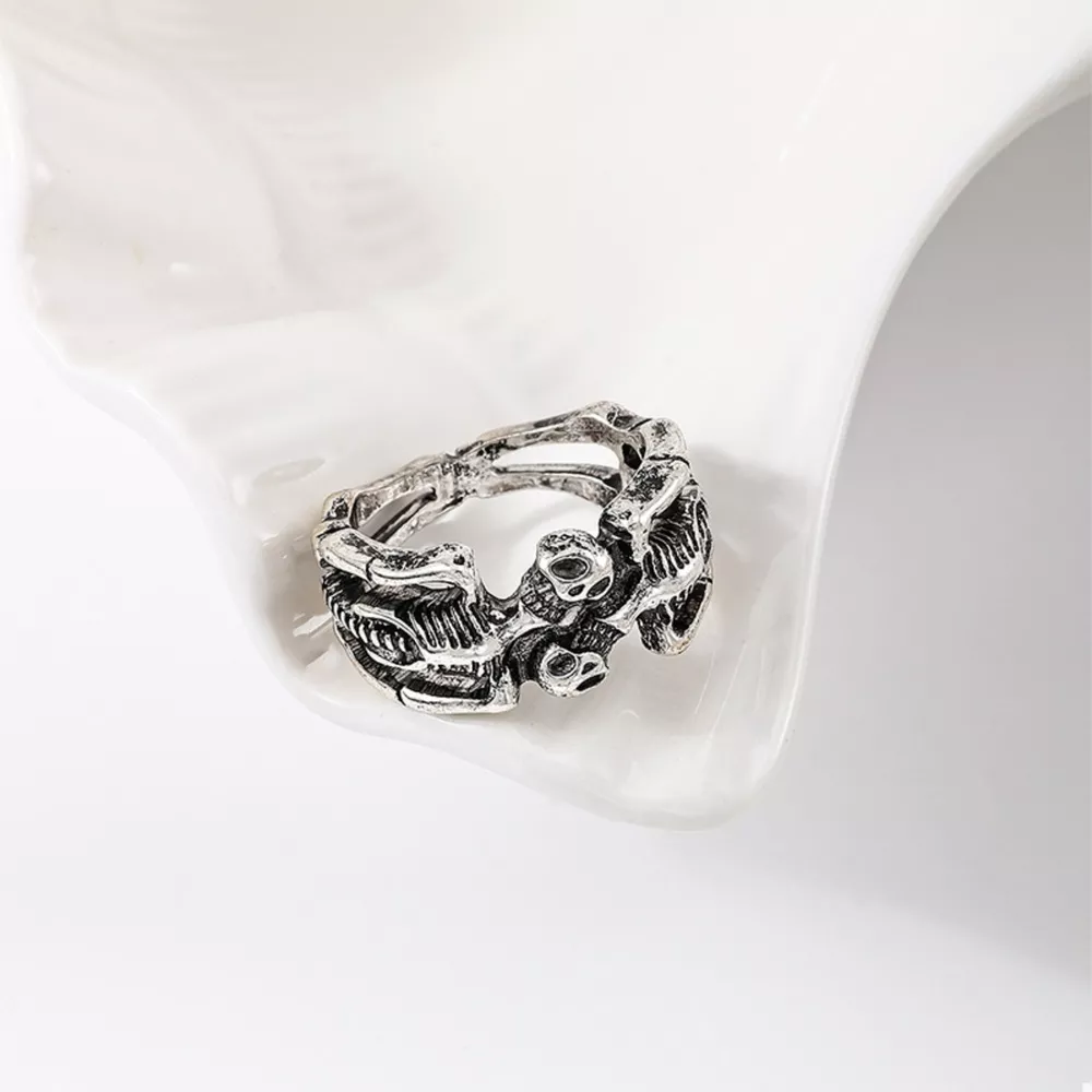 Halloween Skull Alloy Ring, image 7
