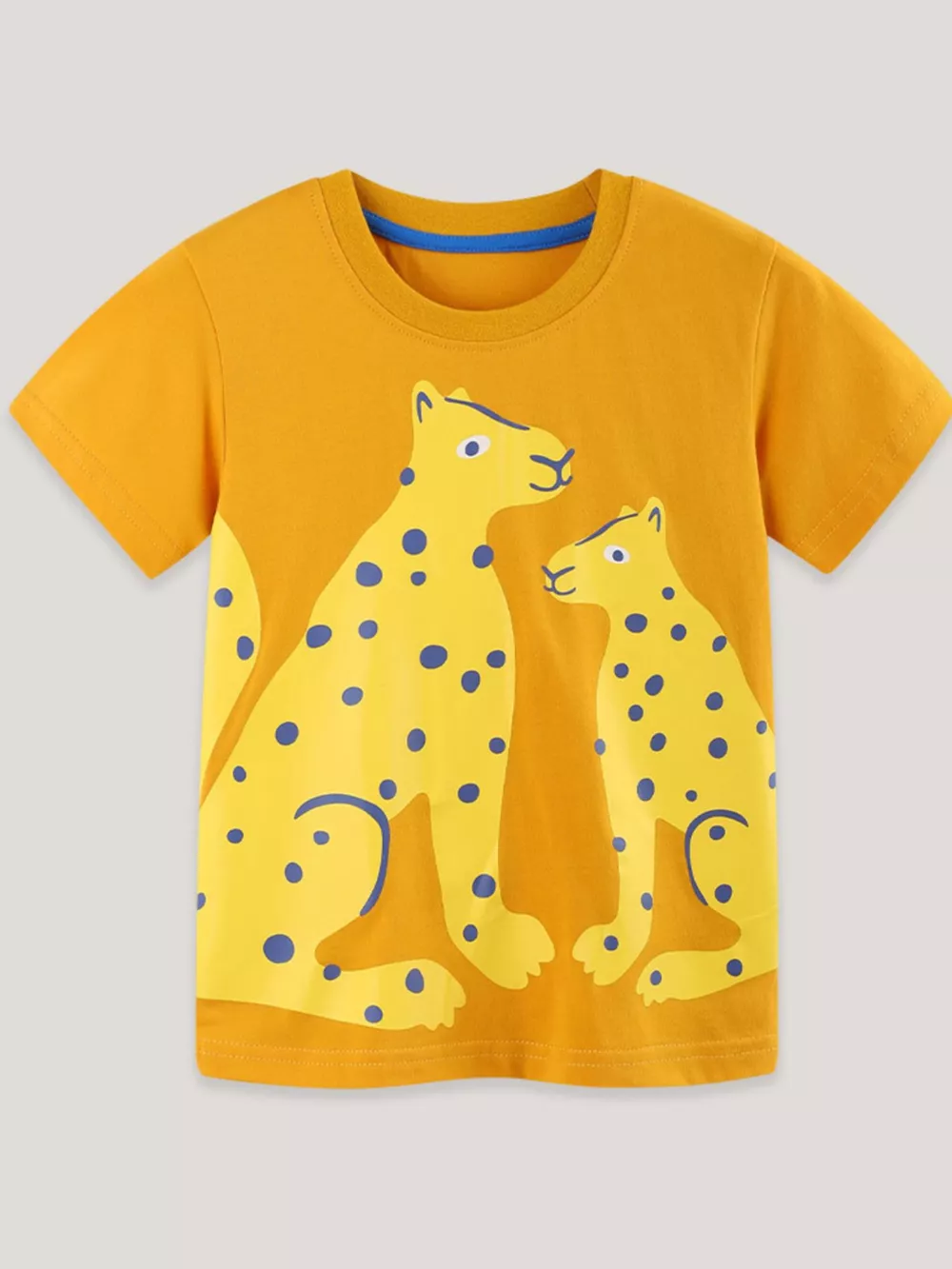 Children's Leopard Print Short Sleeve T-Shirt, image 2
