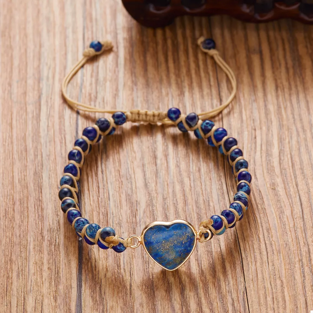 Heart Charm Beaded Bracelet, image 5