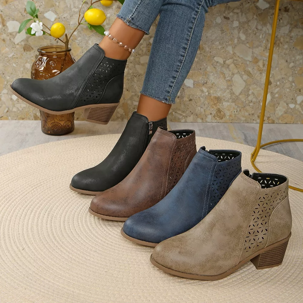 Point Toe Block Heels Boots, image 22
