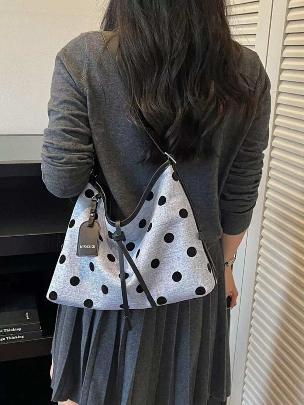 Polka Dot Shoulder Bag, image 6
