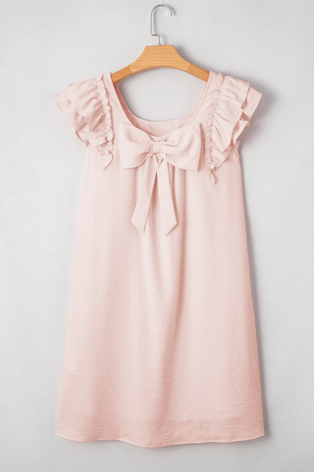 Ruffle Sleeve Bow Back Mini Dress, image 10