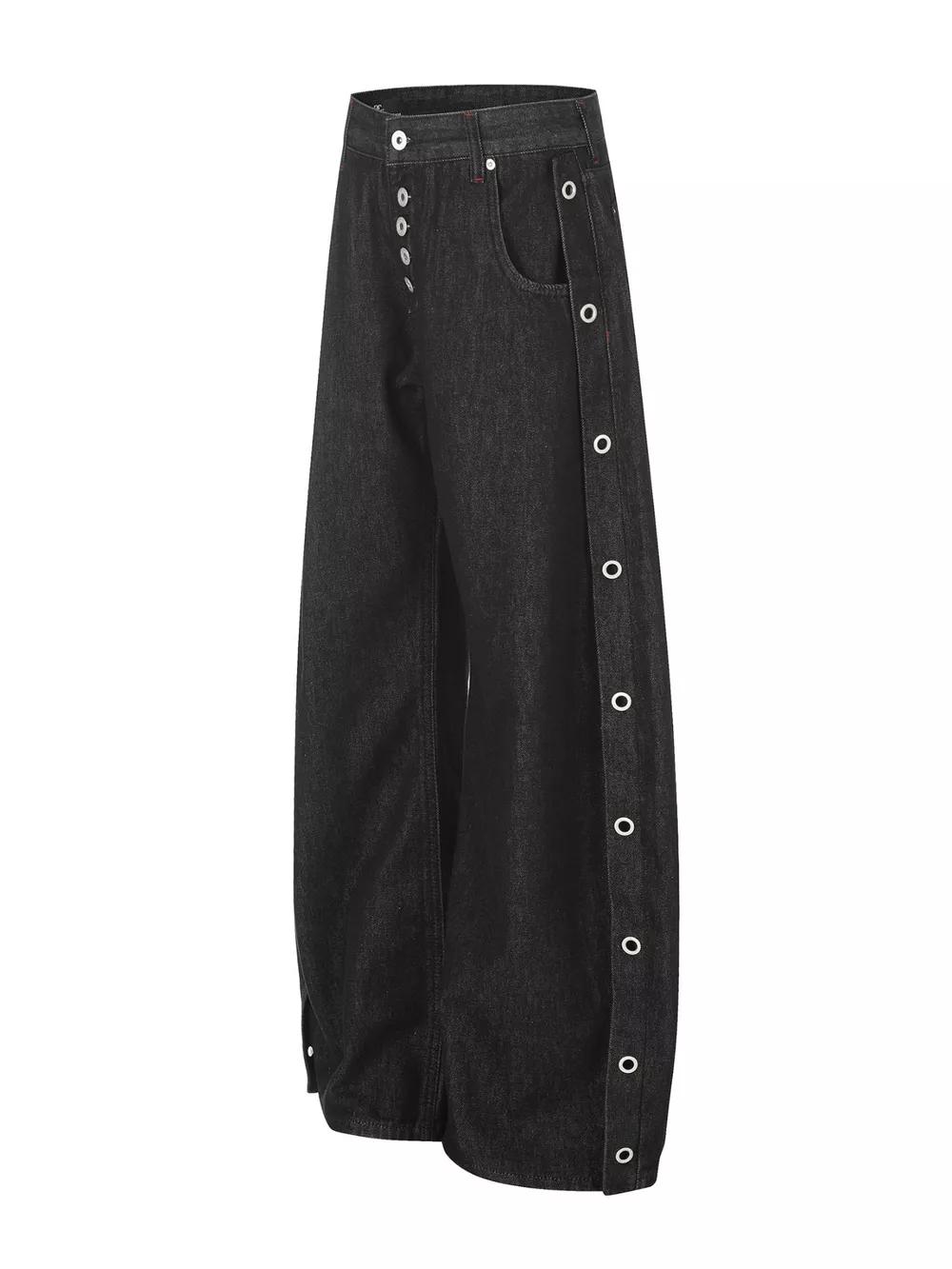 Men's High-Waisted Wide-Leg Jeans, image 2